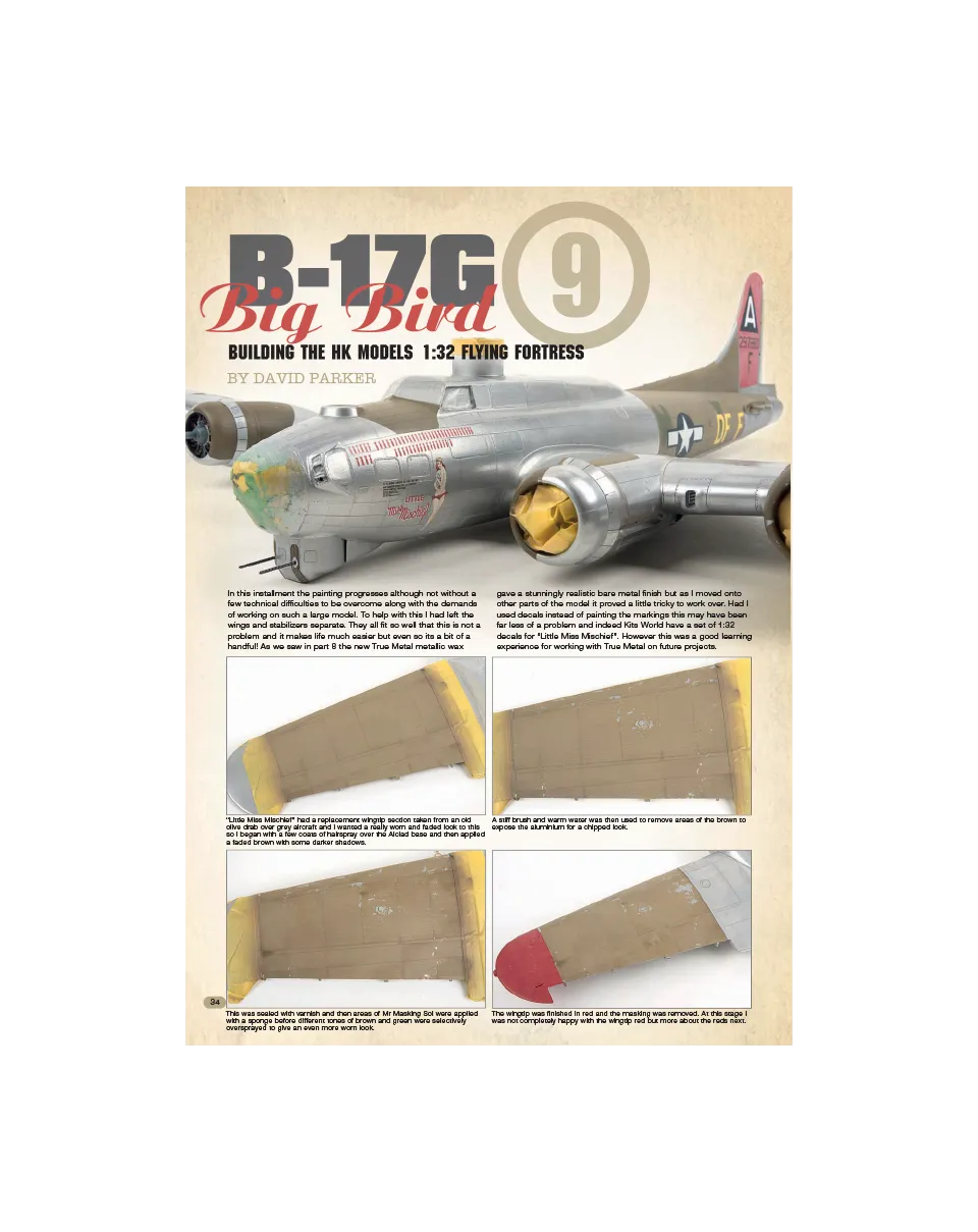 AFV Modeller AIR58 Big Bird B-17 Parte 9 rivista PDF aerei