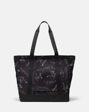 Thrasher Gonz Herschel Heritage borsa tote nera laptop