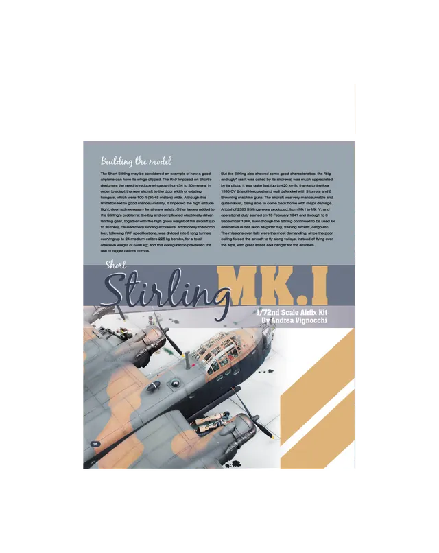 AFV Modeller AIR 29 articolo PDF Stirling Mk I copia singola