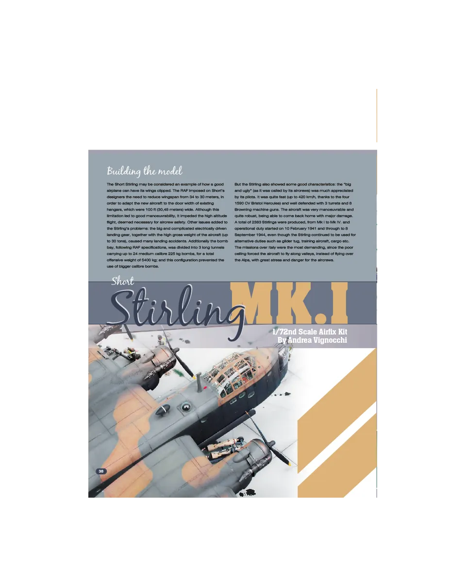 AFV Modeller AIR 29 articolo PDF Stirling Mk I copia singola