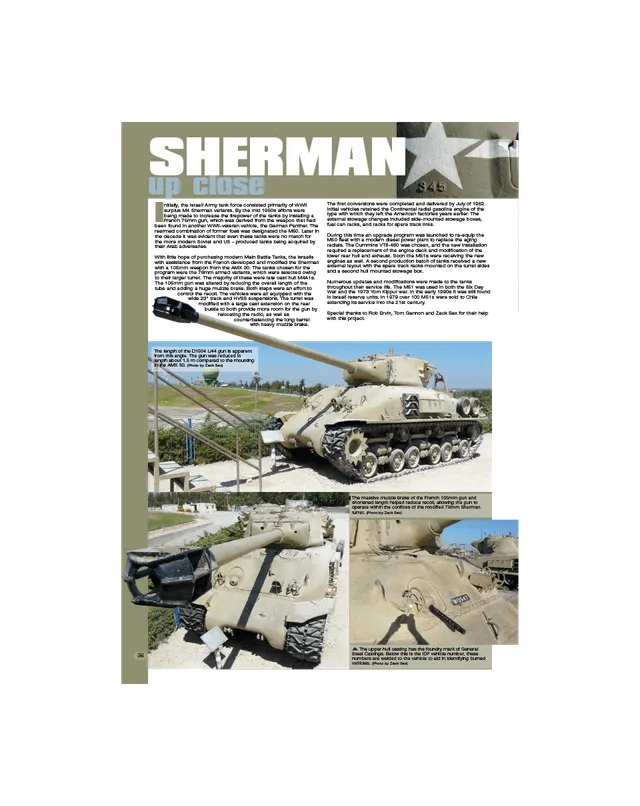 AFV Modeller AFV63 articolo PDF Sherman Up Close