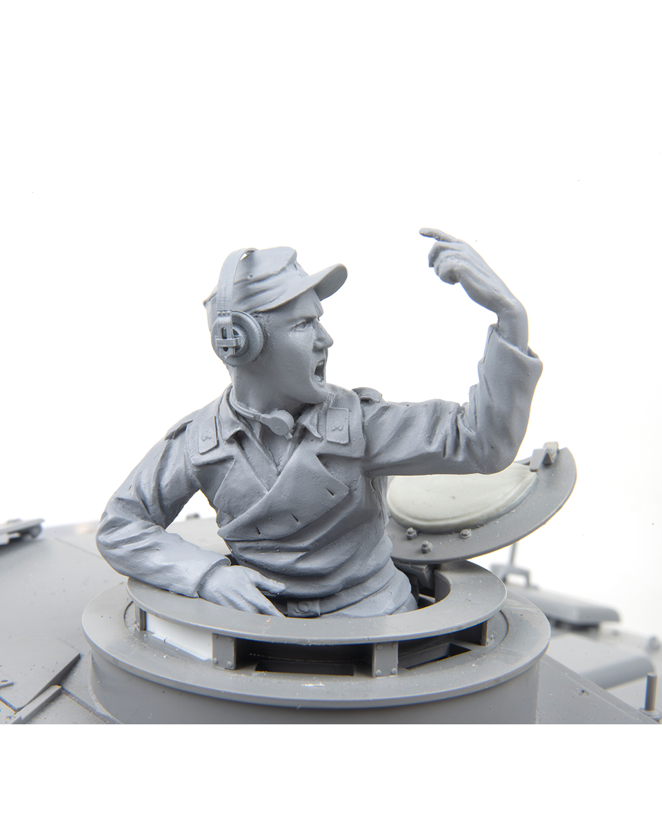 AFV Modeller 1:16 German Panzer Commander figurino carrista