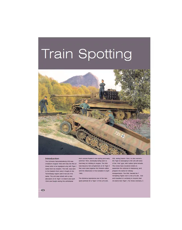 AFV Modeller Issue 13 Train Spotting articolo PDF