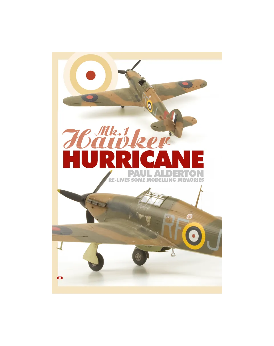 AFV Modeller AIR42 articolo PDF Hawker Hurricane Mk.1 scala 1:24