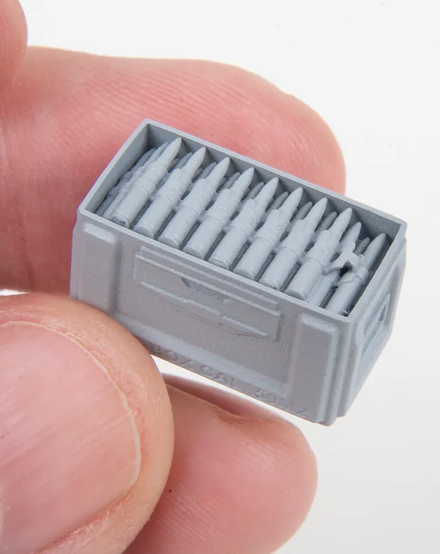 AFV Modeller 16107 Cassette 1:16 .50Cal Browning Aperte