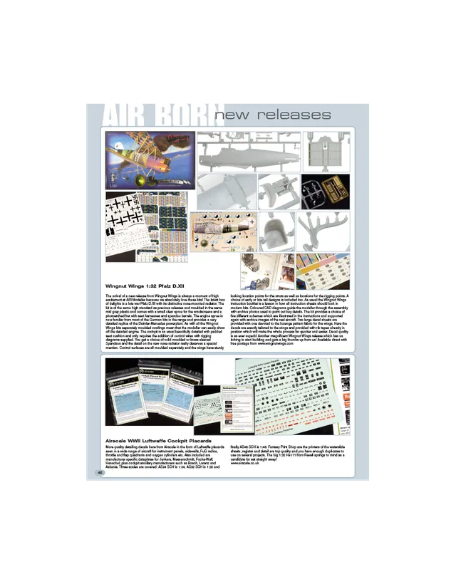 AFV Modeller AIR38 Air Born articolo PDF aerei