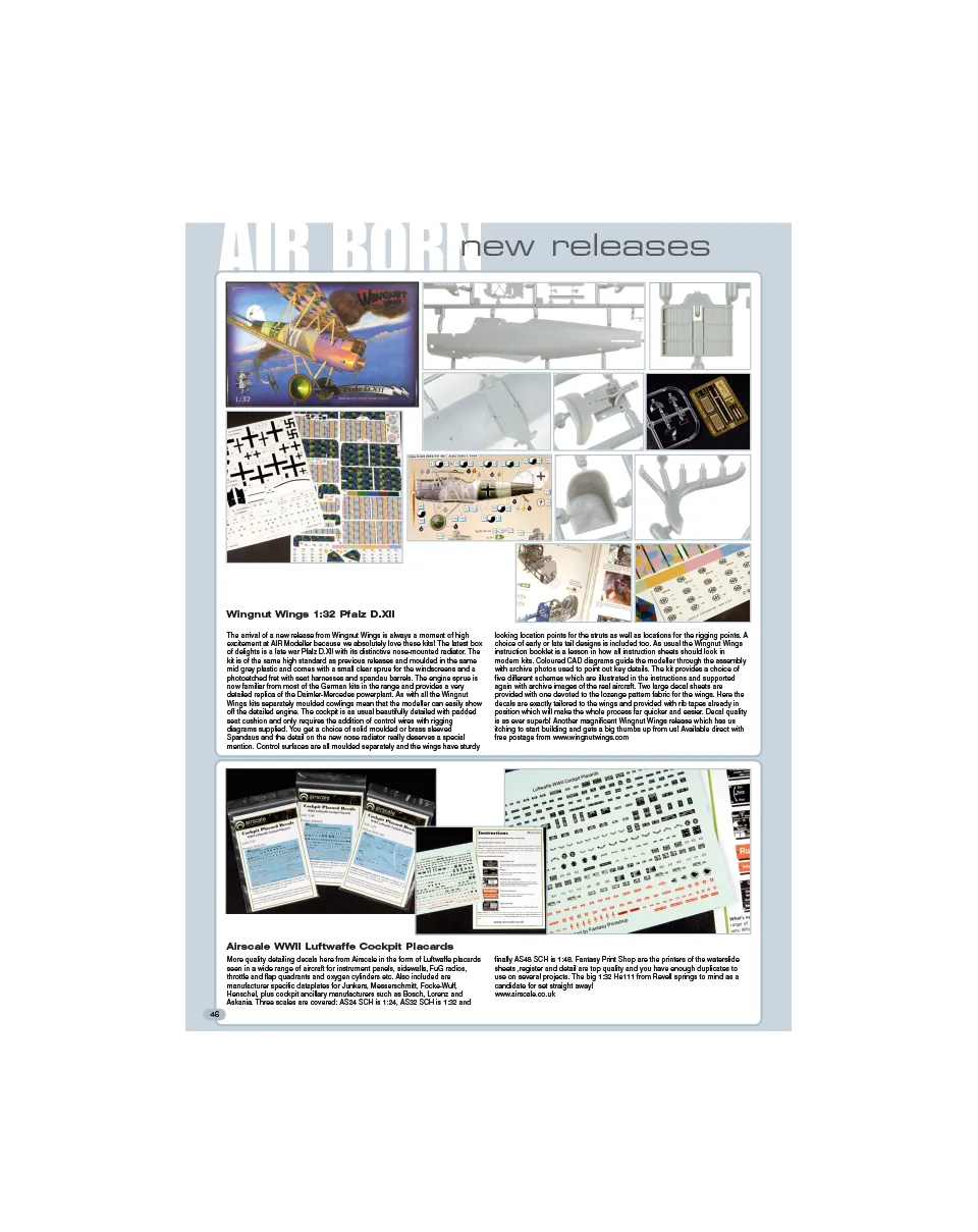 AFV Modeller AIR38 Air Born articolo PDF aerei