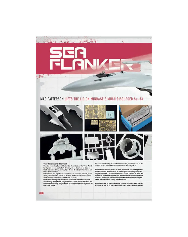 AFV Modeller AIR96 Sea Flanker articolo PDF aerei