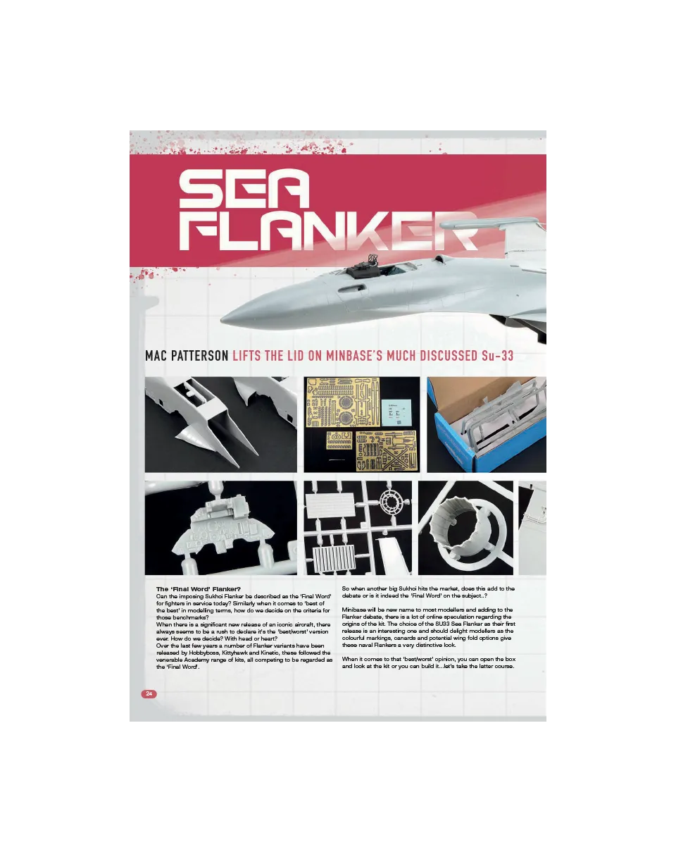 AFV Modeller AIR96 Sea Flanker articolo PDF aerei
