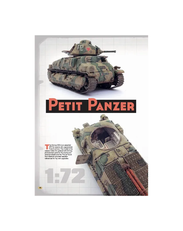 AFV Modeller AFV87 articolo Small Scale Somua