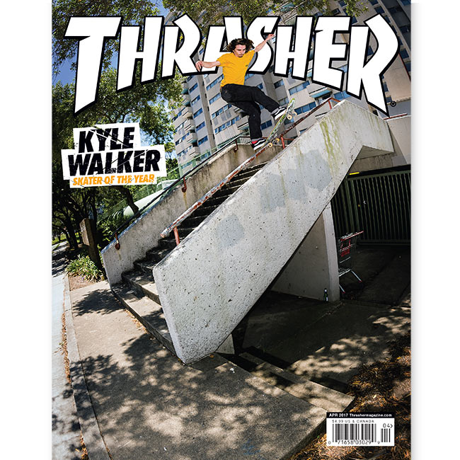 Thrasher Magazine Aprile 2017 rivista copia arretrato