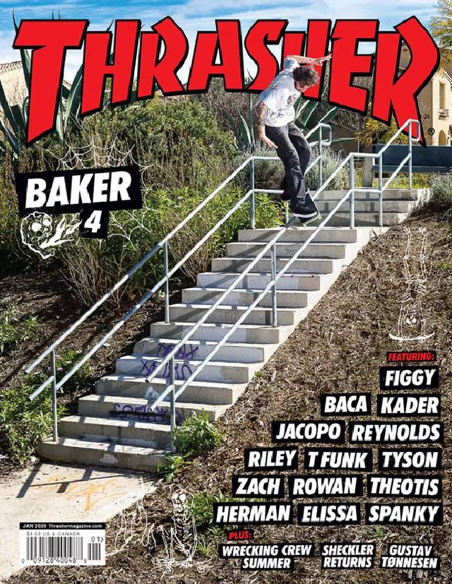 Thrasher Magazine Gennaio 2020 rivista singola skate