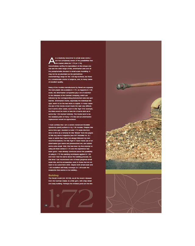 AFV Modeller Issue 26 articolo PDF Fall Tiger carro