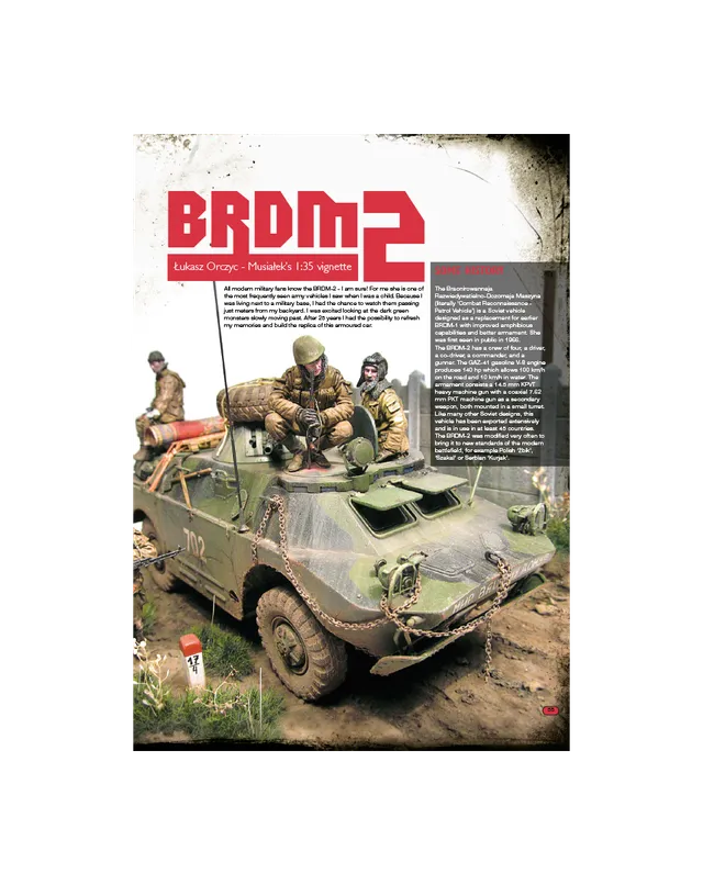 AFV Modeller AFV 70 BRDM 2 War in Chechnya pdf mezzi