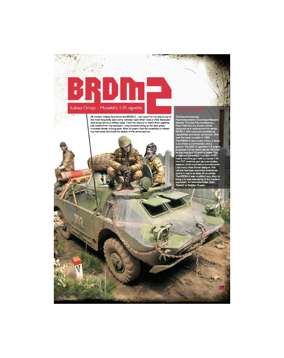 AFV Modeller AFV 70 BRDM 2 War in Chechnya pdf mezzi