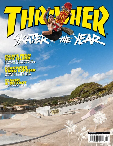 Thrasher April 2013 rivista copia singola poster