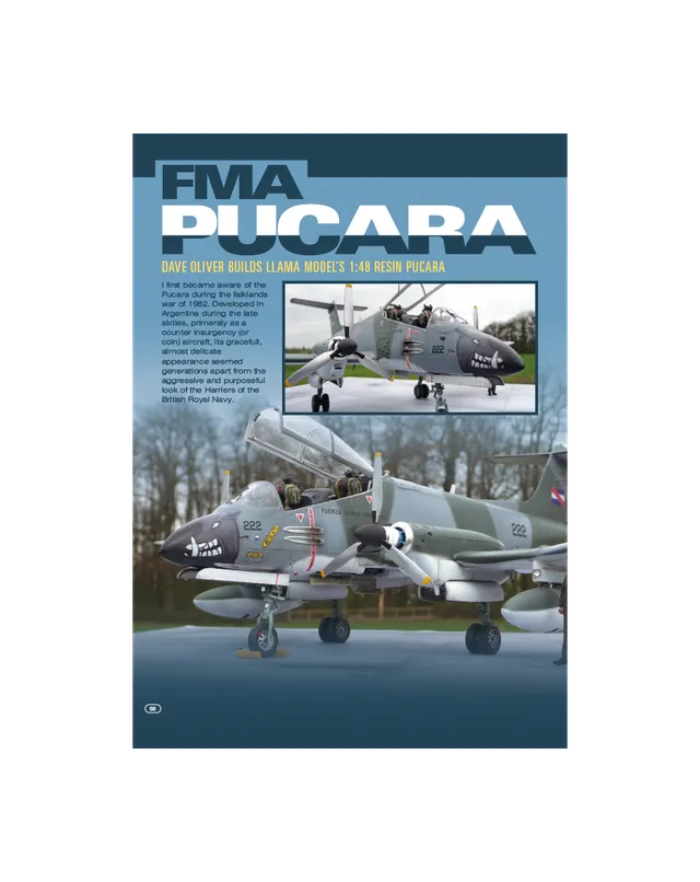 AFV Modeller AIR42 Llama Models 1:48 FMA Pucara articolo PDF