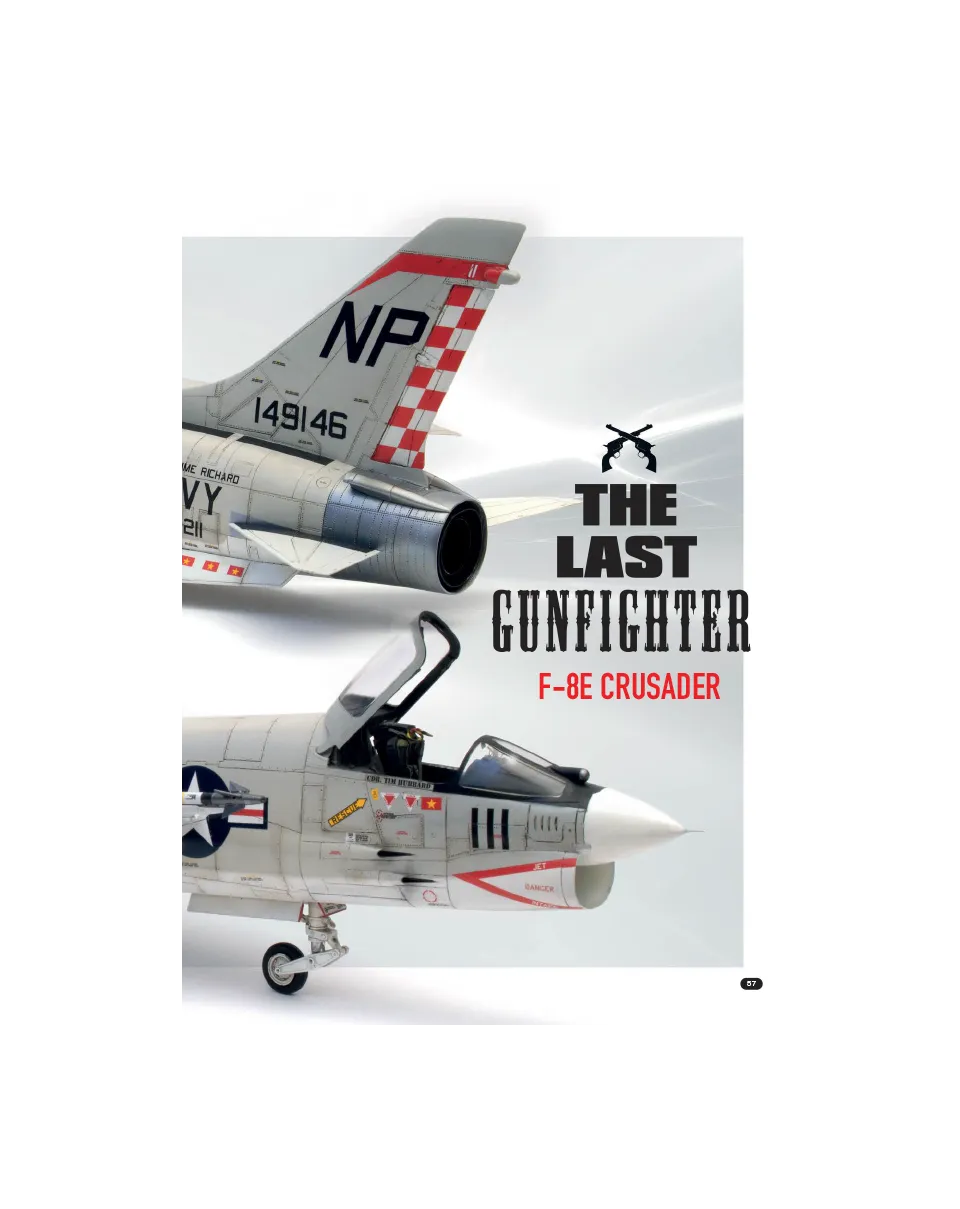 AFV Modeller AIR 122 articolo PDF F-8E Last Gunfighter