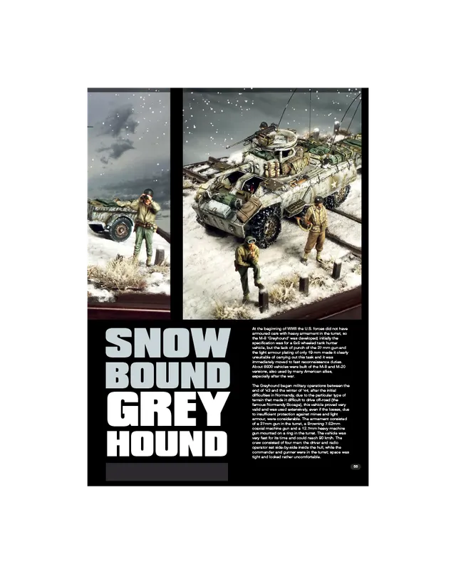AFV Modeller AFV124 articolo PDF Snowbound Greyhound