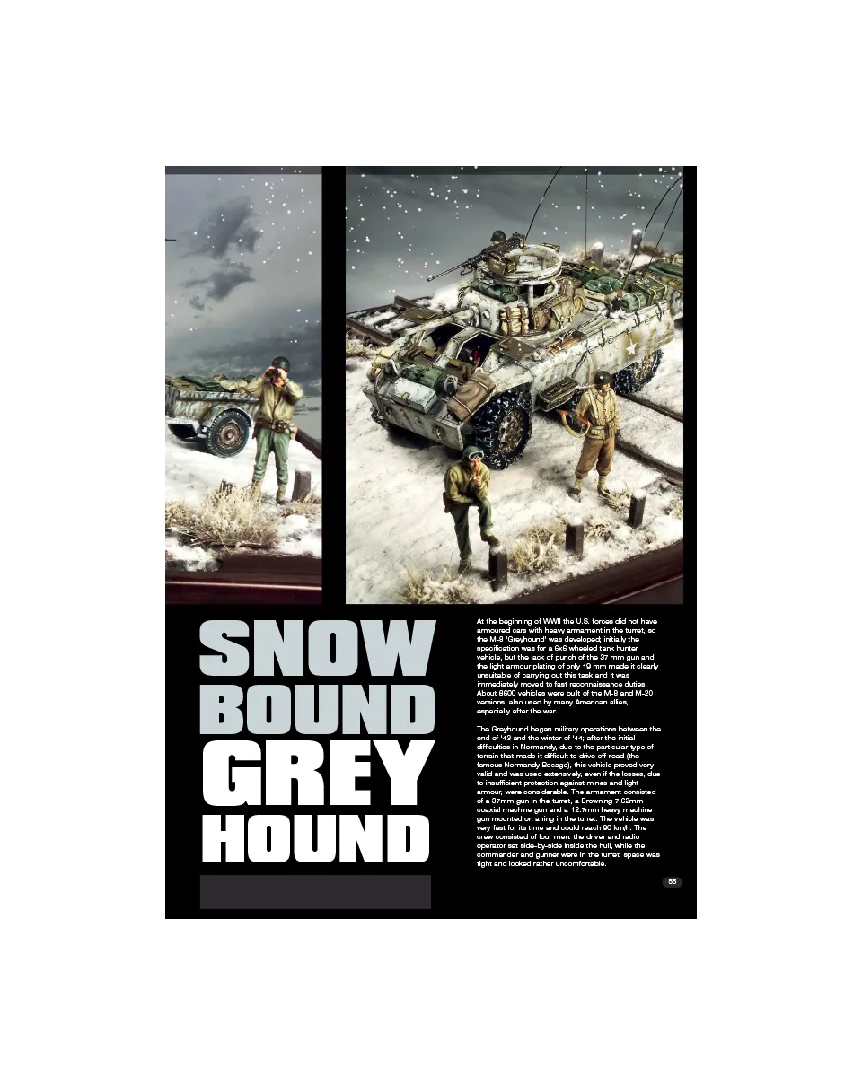 AFV Modeller AFV124 articolo PDF Snowbound Greyhound