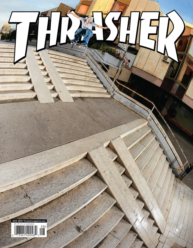 Thrasher Magazine Agosto 2023 rivista copia singola skate