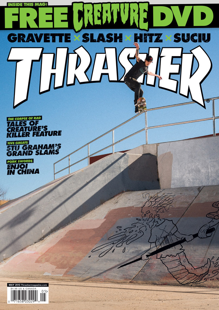 Thrasher maggio 2013 rivista + DVD Creature