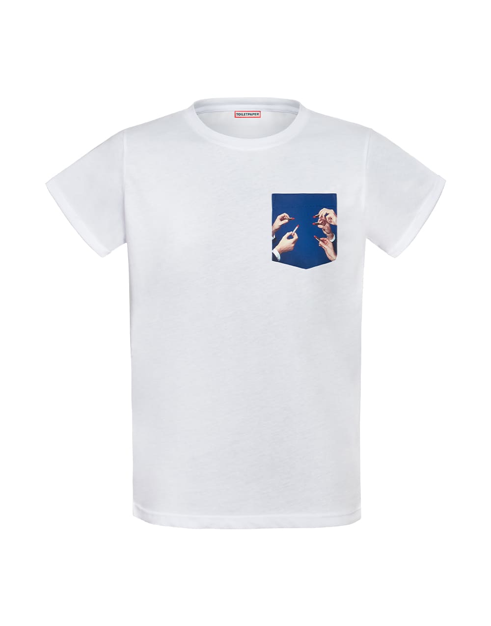 TOILETPAPER Pocket T-Shirt maglietta cotone tasca