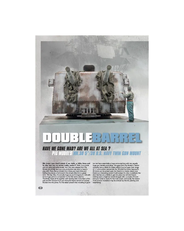 AFV Modeller AFV122 Double Barrel rivista copia singola carri