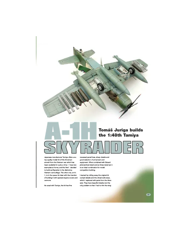 AFV Modeller AIR23 rivista PDF copia singola Skyraider