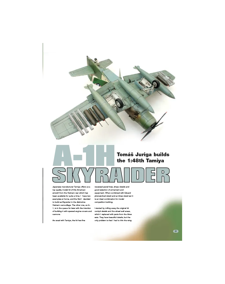 AFV Modeller AIR23 rivista PDF copia singola Skyraider