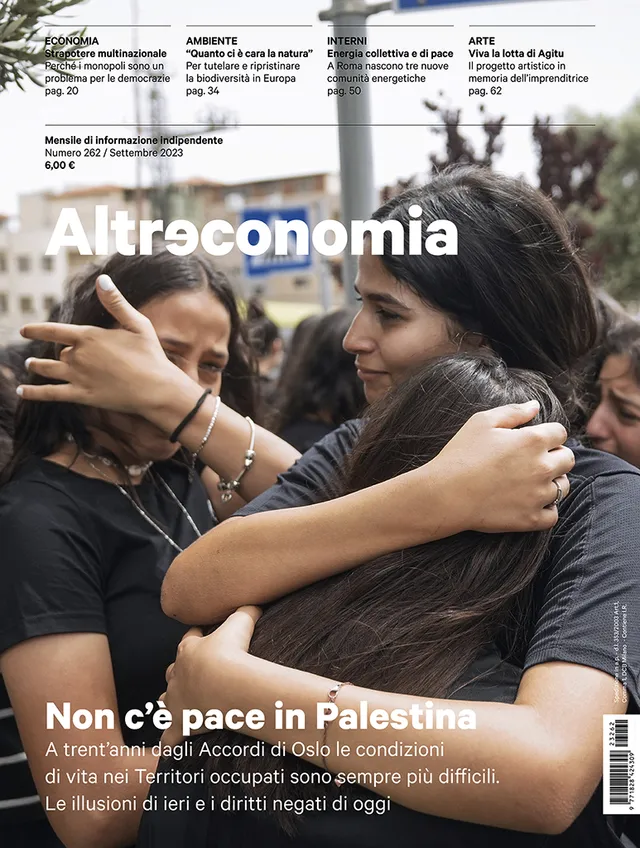 Altreconomia 262 rivista copia singola Palestina