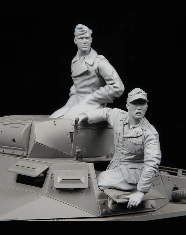 AFV Modeller Afrika Korps Tank Crew figure 1:16 per Takom Panzer I
