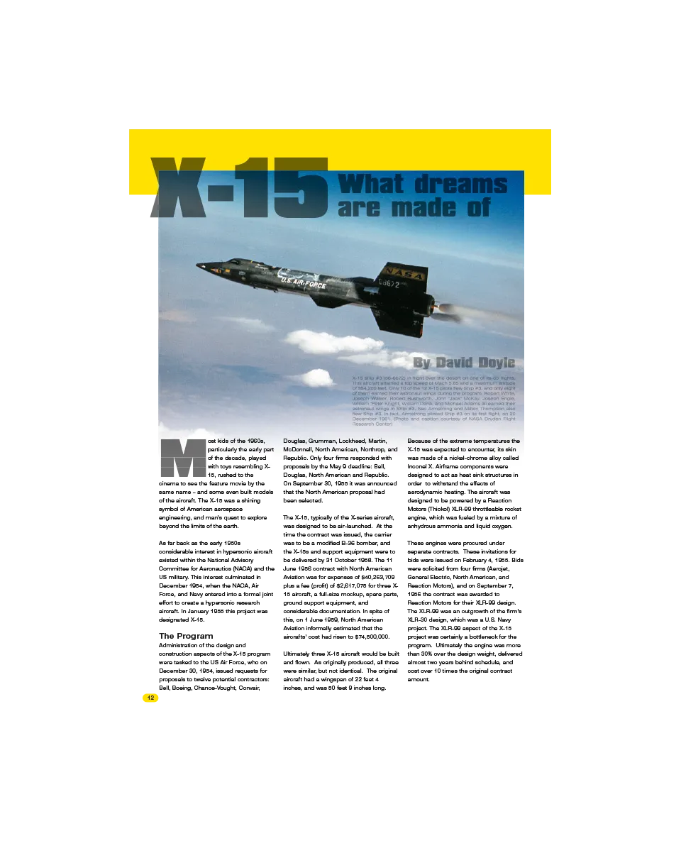 AFV Modeller AIR17 X-15 articolo PDF copia singola