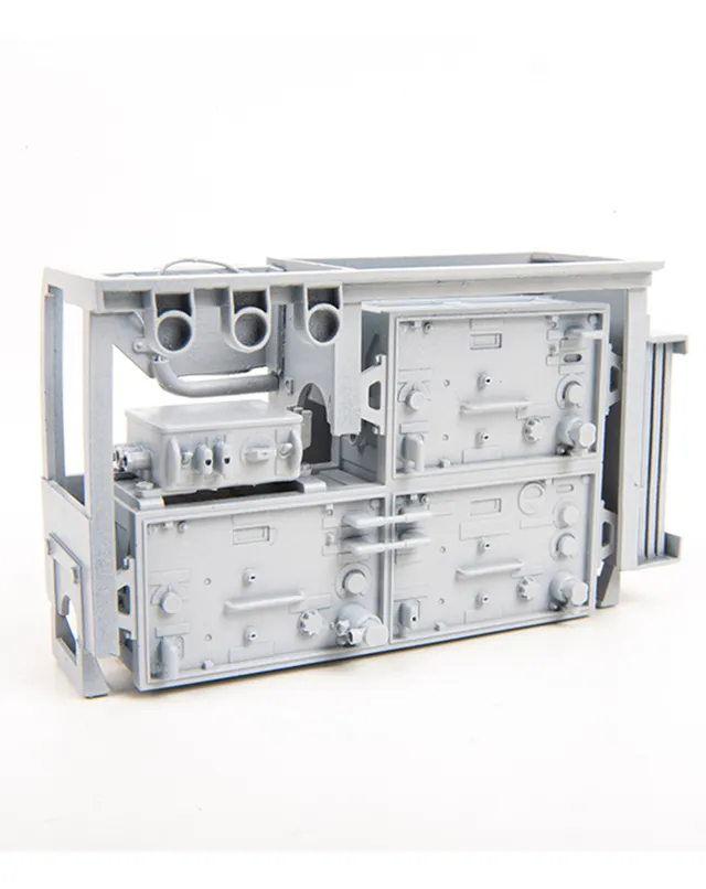 AFV Modeller King Tiger Radio Racks dettaglio 1:16
