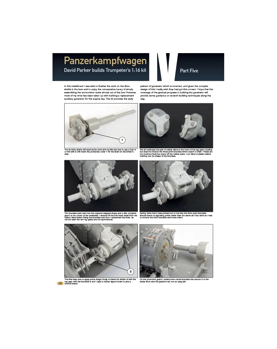 AFV Modeller AFV87 Panzer IV Parte 5 articolo PDF blindati