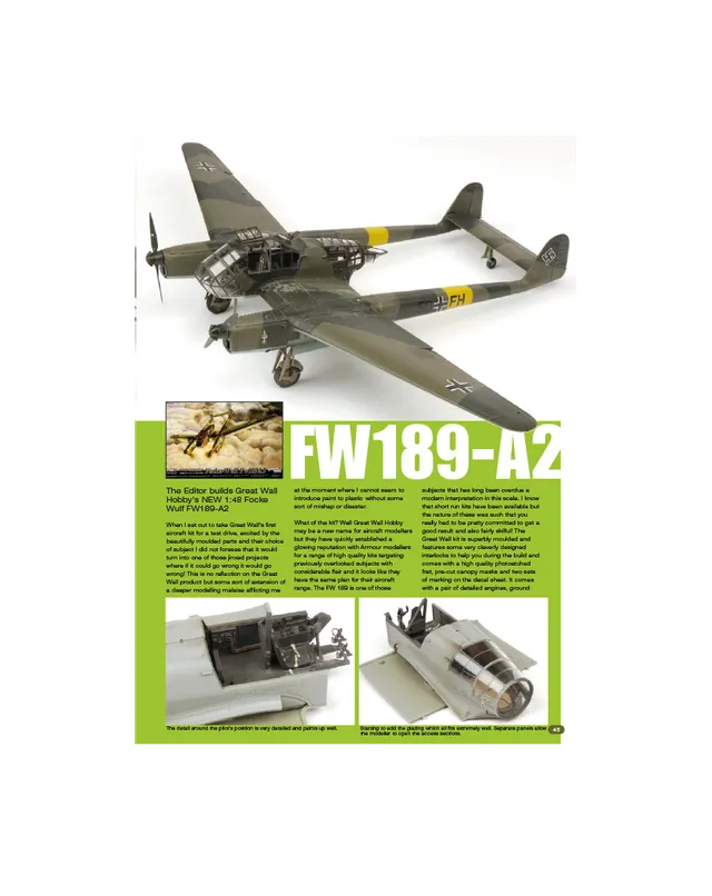 AFV Modeller AIR AIR34 FW 189A-2 articolo PDF
