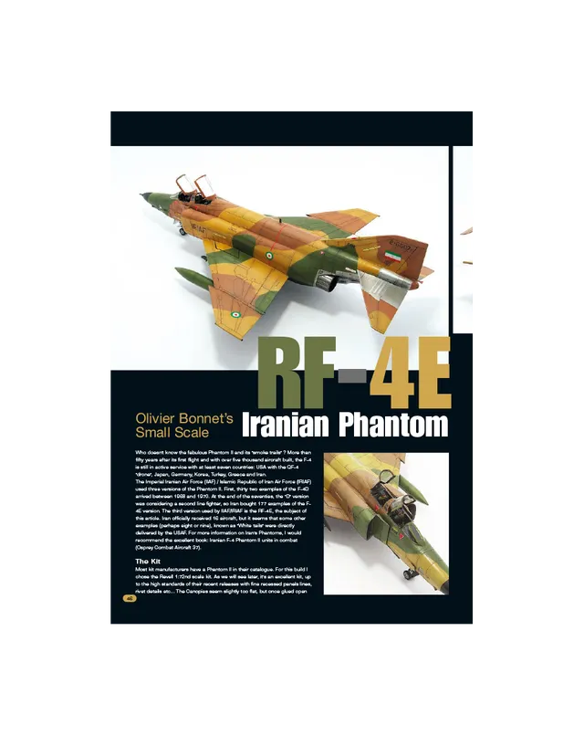 AFV Modeller AIR29 RF-4E Phantom articolo PDF copia singola