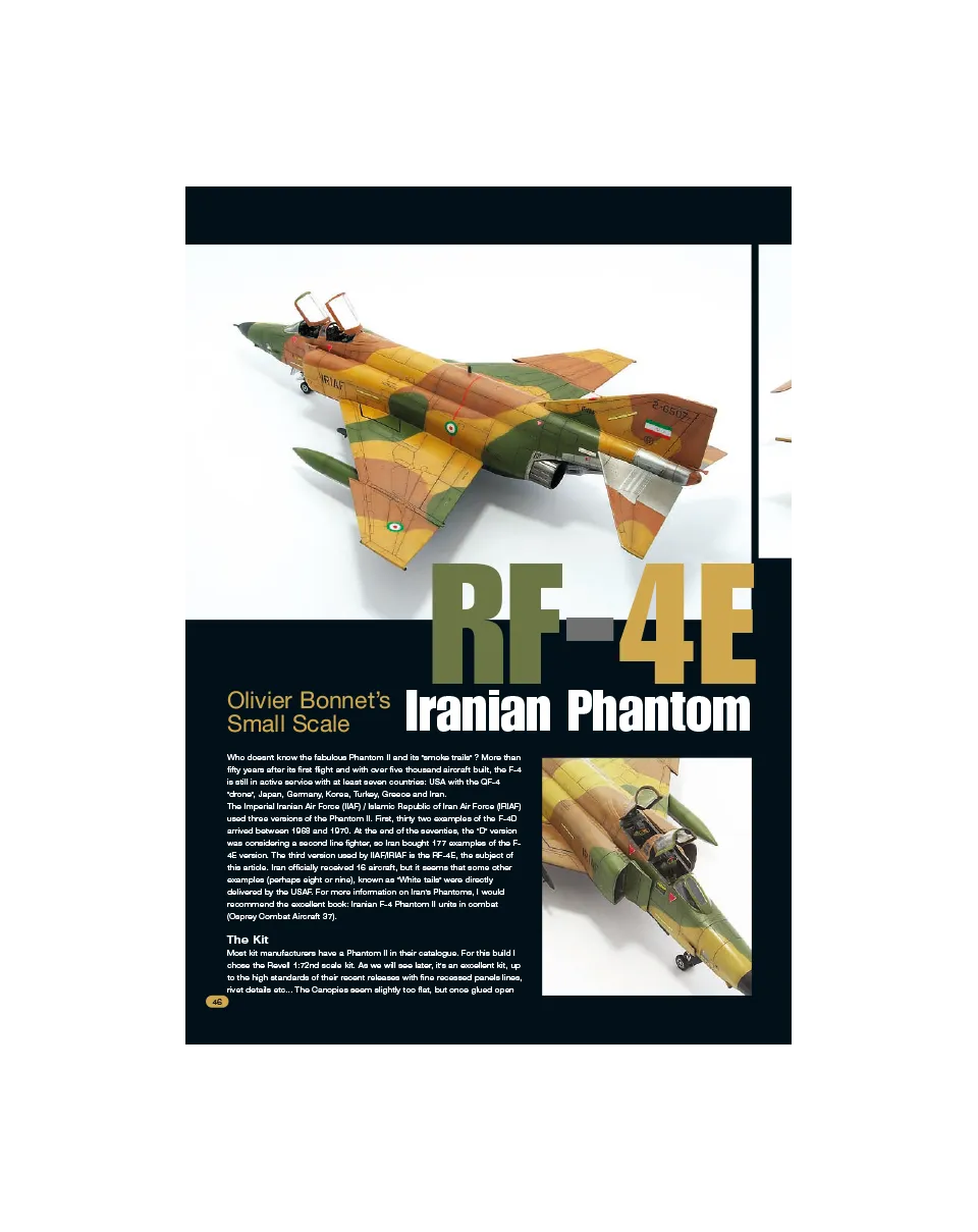 AFV Modeller AIR29 RF-4E Phantom articolo PDF copia singola