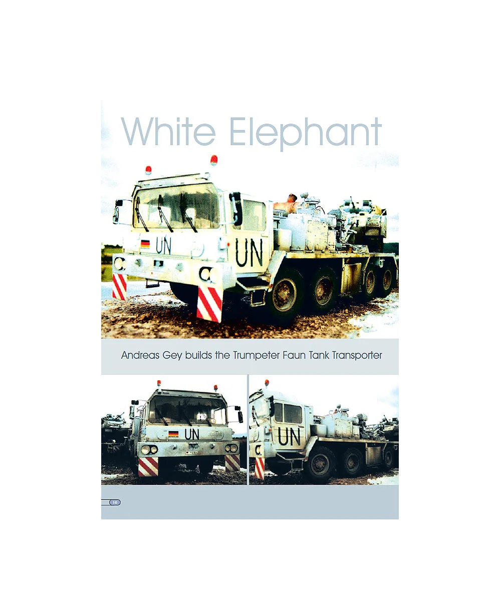 AFV Modeller Issue 17 articolo PDF White Elephant