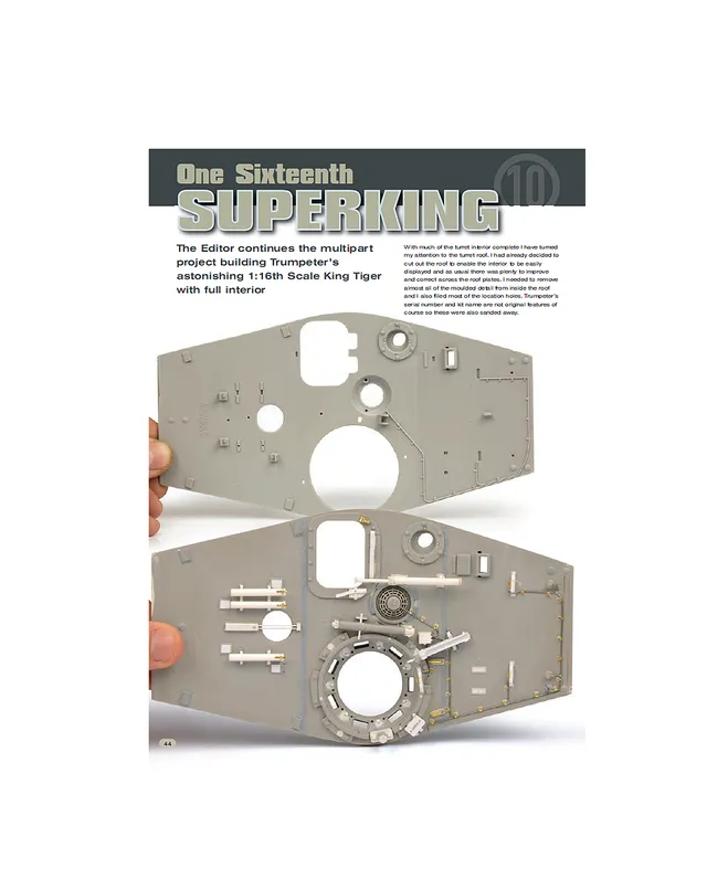 AFV Modeller Issue 54 One Sixteenth Superking articolo PDF
