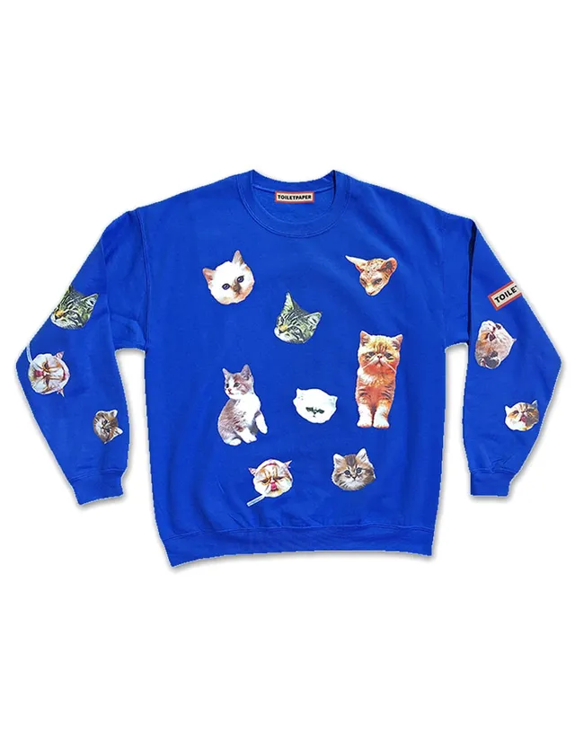 Toiletpaper Design Week felpa Special Edition nera M gatto