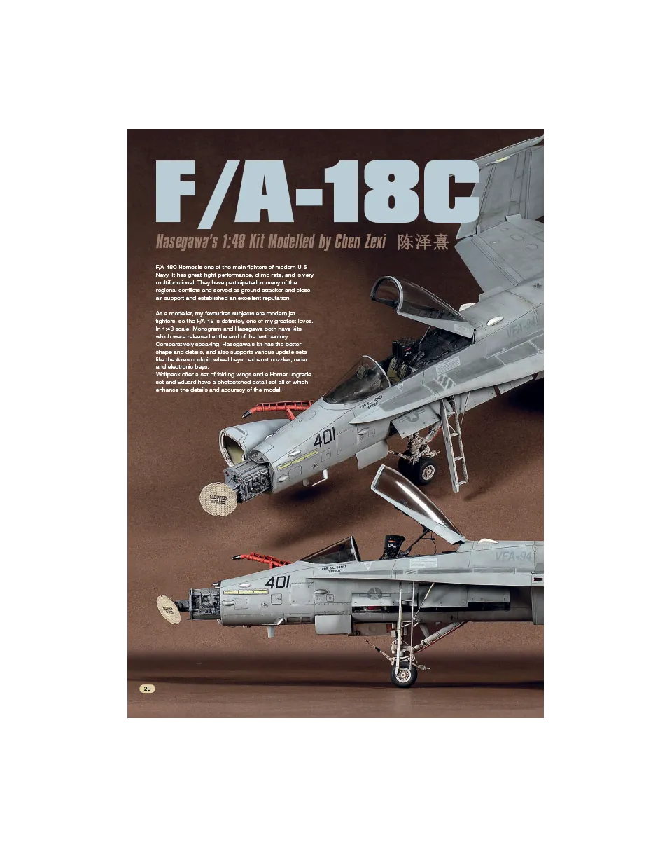 AFV Modeller AIR63 rivista PDF F/A-18C