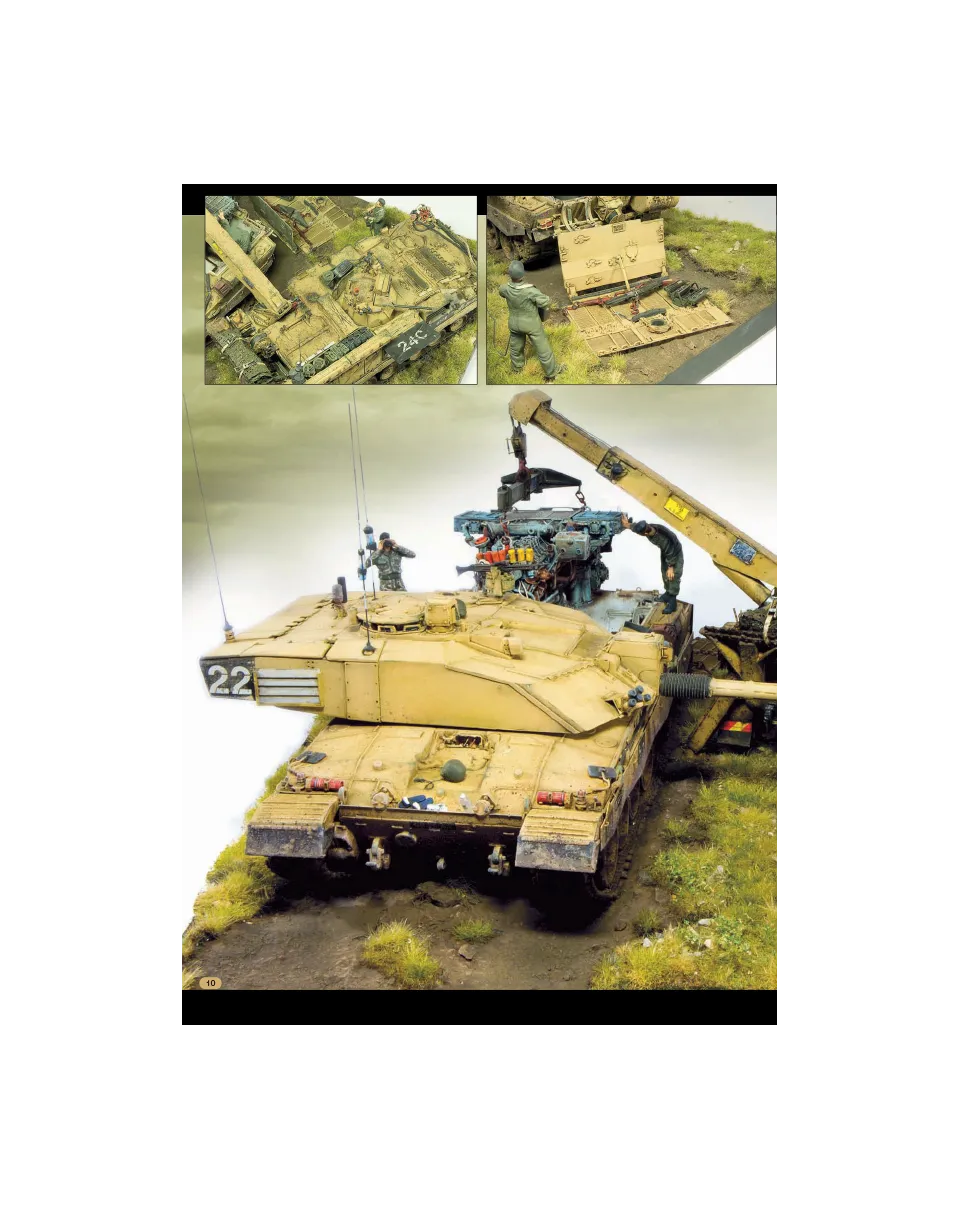 AFV Modeller AFV85 Engine Change Challenge articolo PDF motore