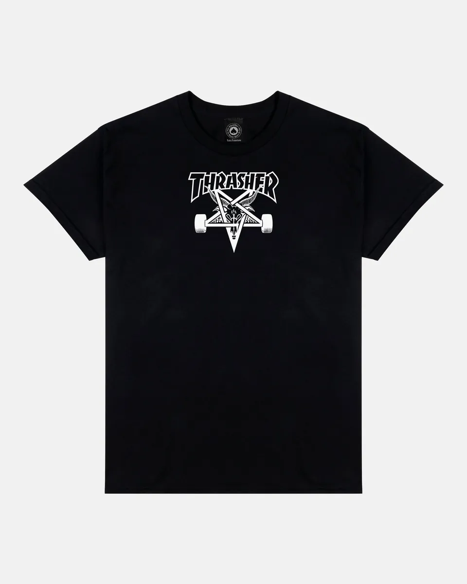 Thrasher Skategoat T-Shirt maglietta nera cotone