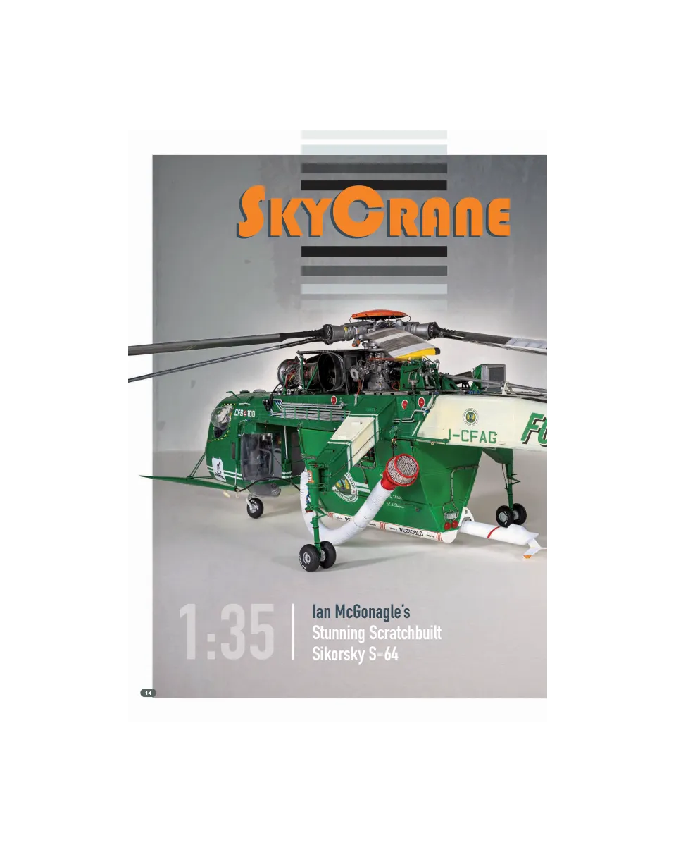AFV Modeller AIR106 S-64 Skycrane articolo PDF elicottero