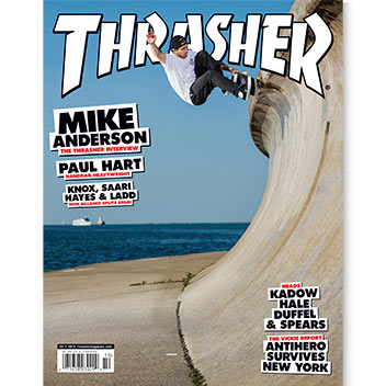 Thrasher Magazine Ottobre 2016 rivista copia arretrato