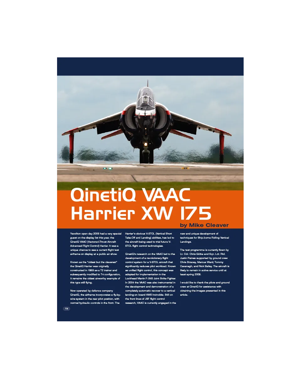 AFV Modeller AIR 20 Harrier XW175 pdf copia singola aerei