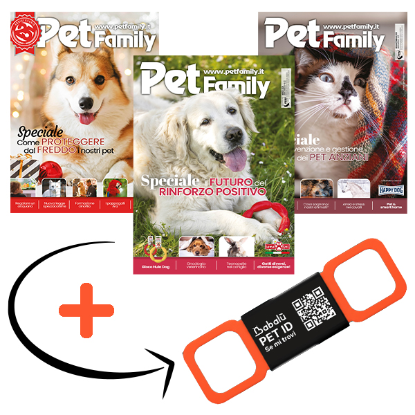 Pet Family abbonamento annuale 11 numeri + medaglietta Babalù