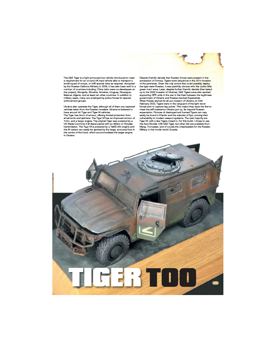 AFV Modeller AFV132 Tiger Two articolo PDF