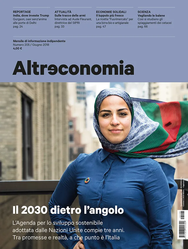 Altreconomia 205 rivista copia singola Agenda 2030